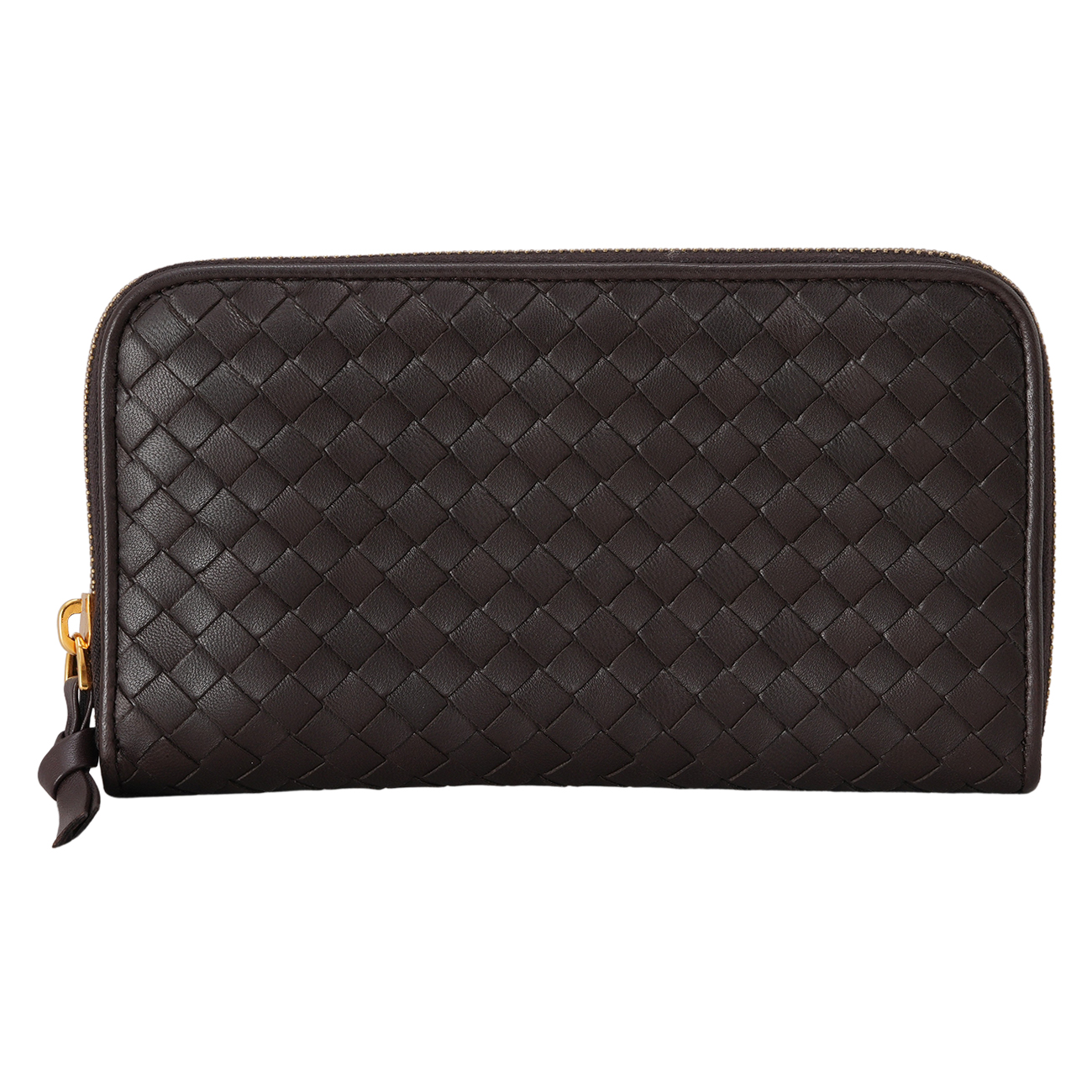 BOTTEGA VENETA(USED)보테가베네타 인트레치아토 지퍼 장지갑
